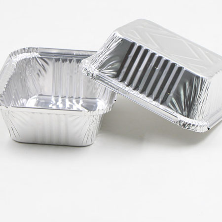 410ML一次性铝箔餐盒容器