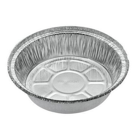 7 英寸一次性圆形铝箔餐盘 -  用于蛋糕、面包、烧烤