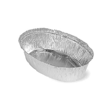 46 盎司重型可重复使用环保大号椭圆形铝箔烤盘